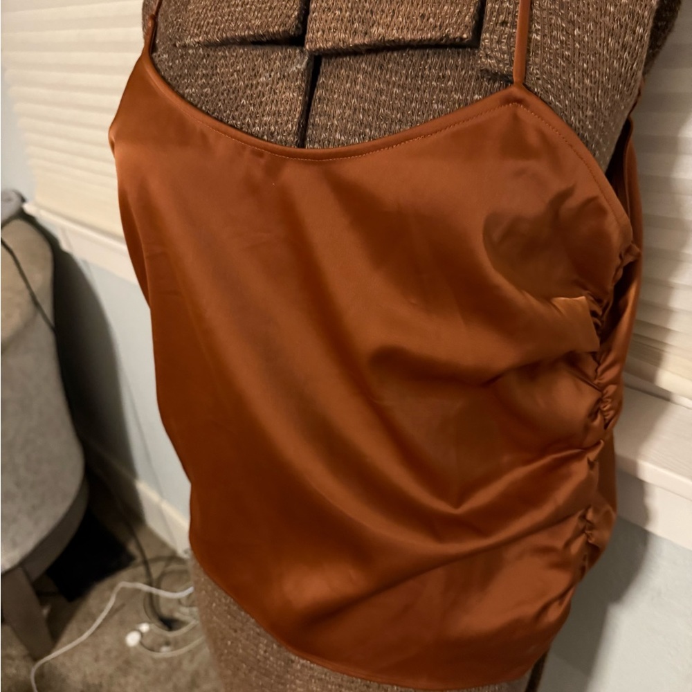 Santiny Rust Women's Top